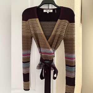 DVF wrap shirt - brand new!